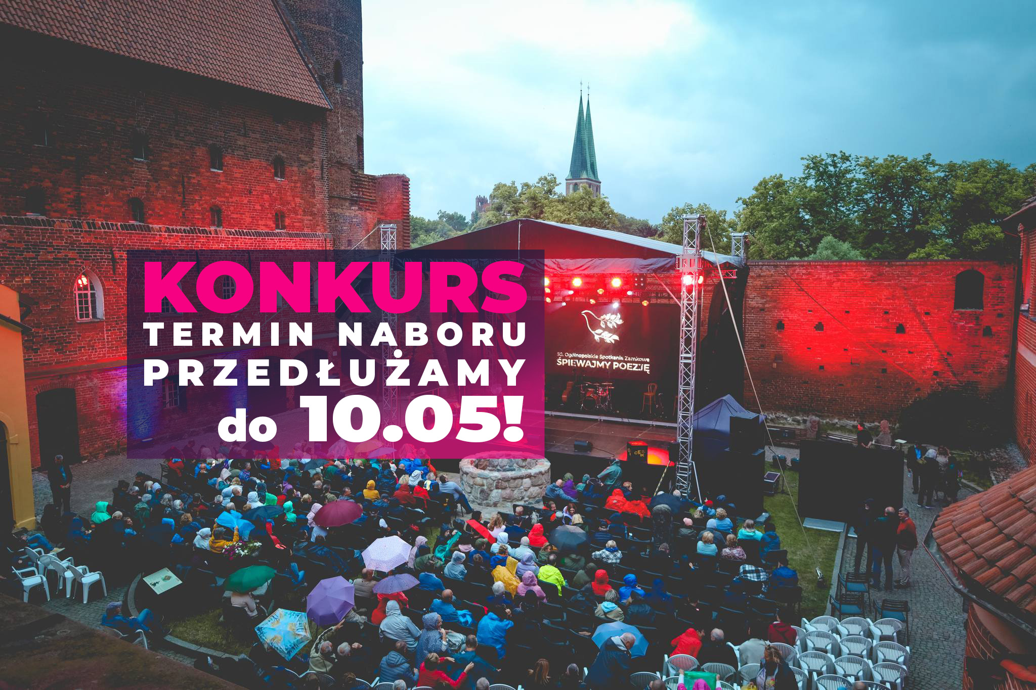 Przedłużenie terminu zgłoszeń konkursowych "Śpiewajmy Poezję" 2025
