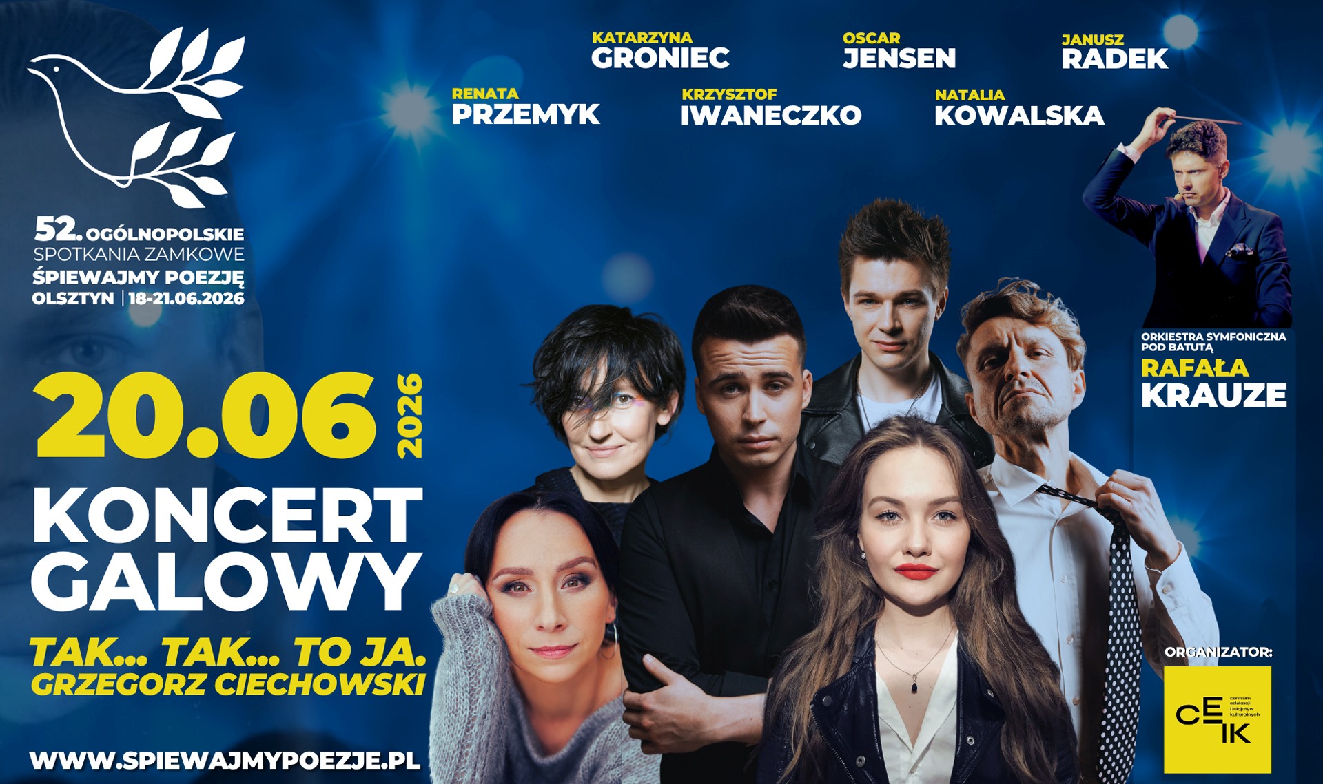  20.06.2026 - KONCERT GALOWY 52. OGÓLNOPOLSKICH SPOTKAŃ ZAMKOWYCH 